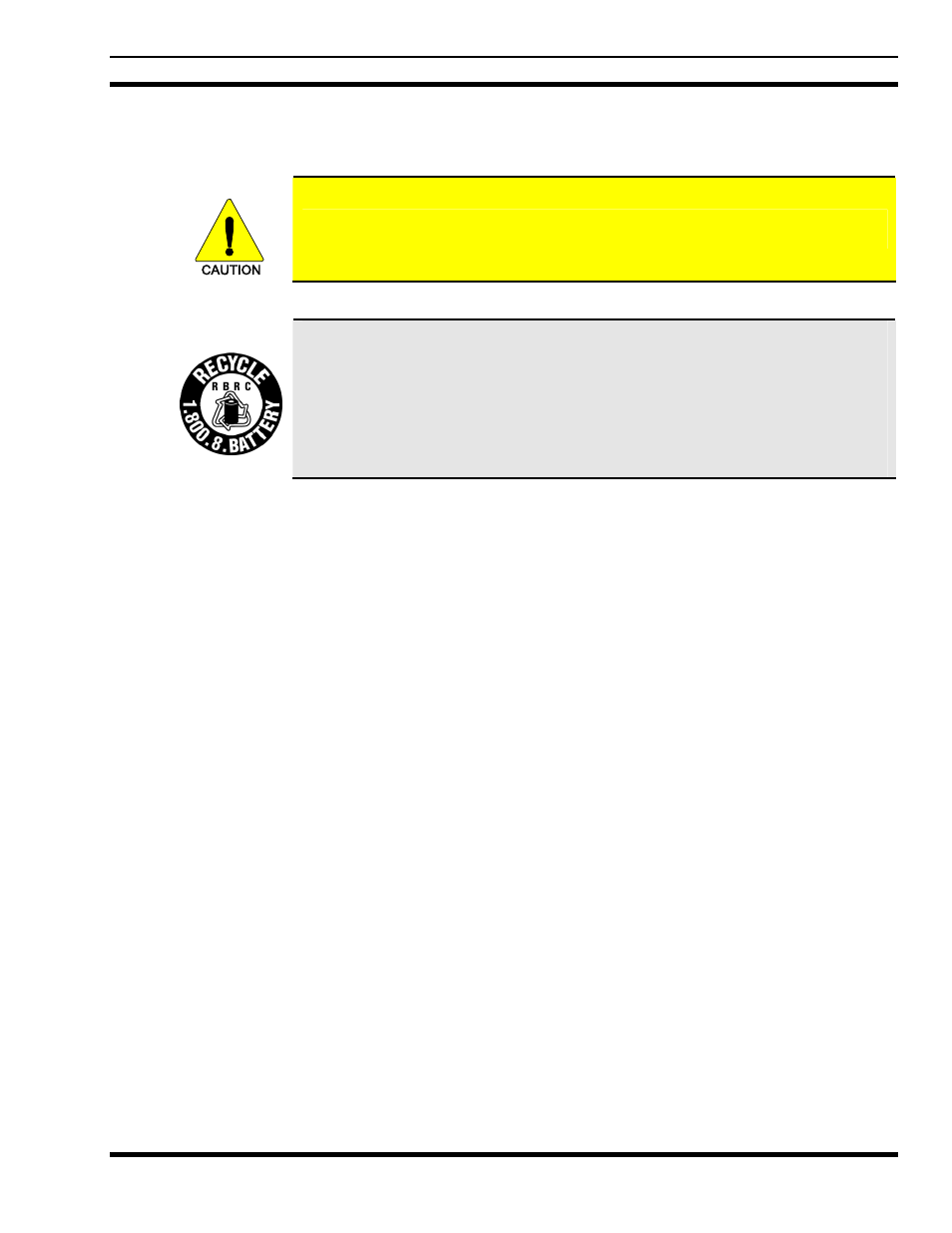 5 battery disposal, Battery disposal | Tyco Electronics P7100IP User Manual | Page 15 / 64
