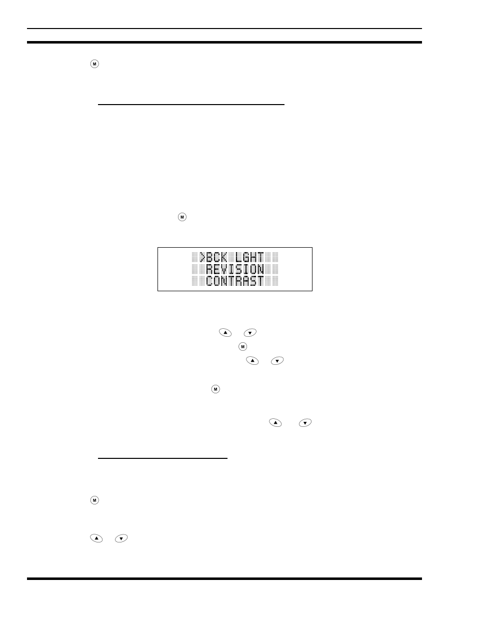 2 using the pre-programmed option button, 11 menu, 1 menu item selection process | Using the pre-programmed option button, Menu, Menu item selection process | Tyco Electronics P7100IP User Manual | Page 34 / 64