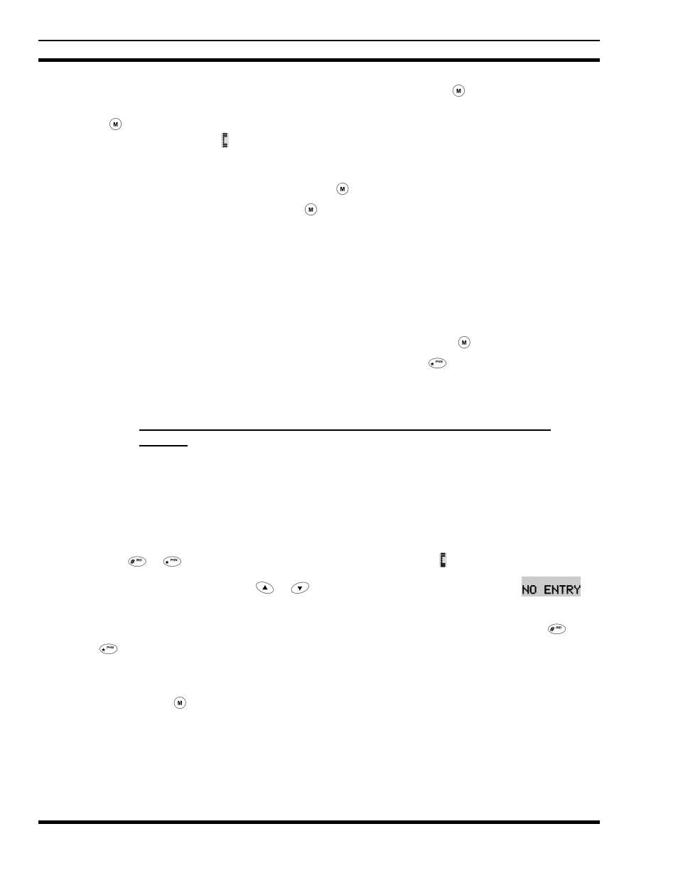 6 programmable entries, Programmable entries | Tyco Electronics P7100IP User Manual | Page 50 / 64