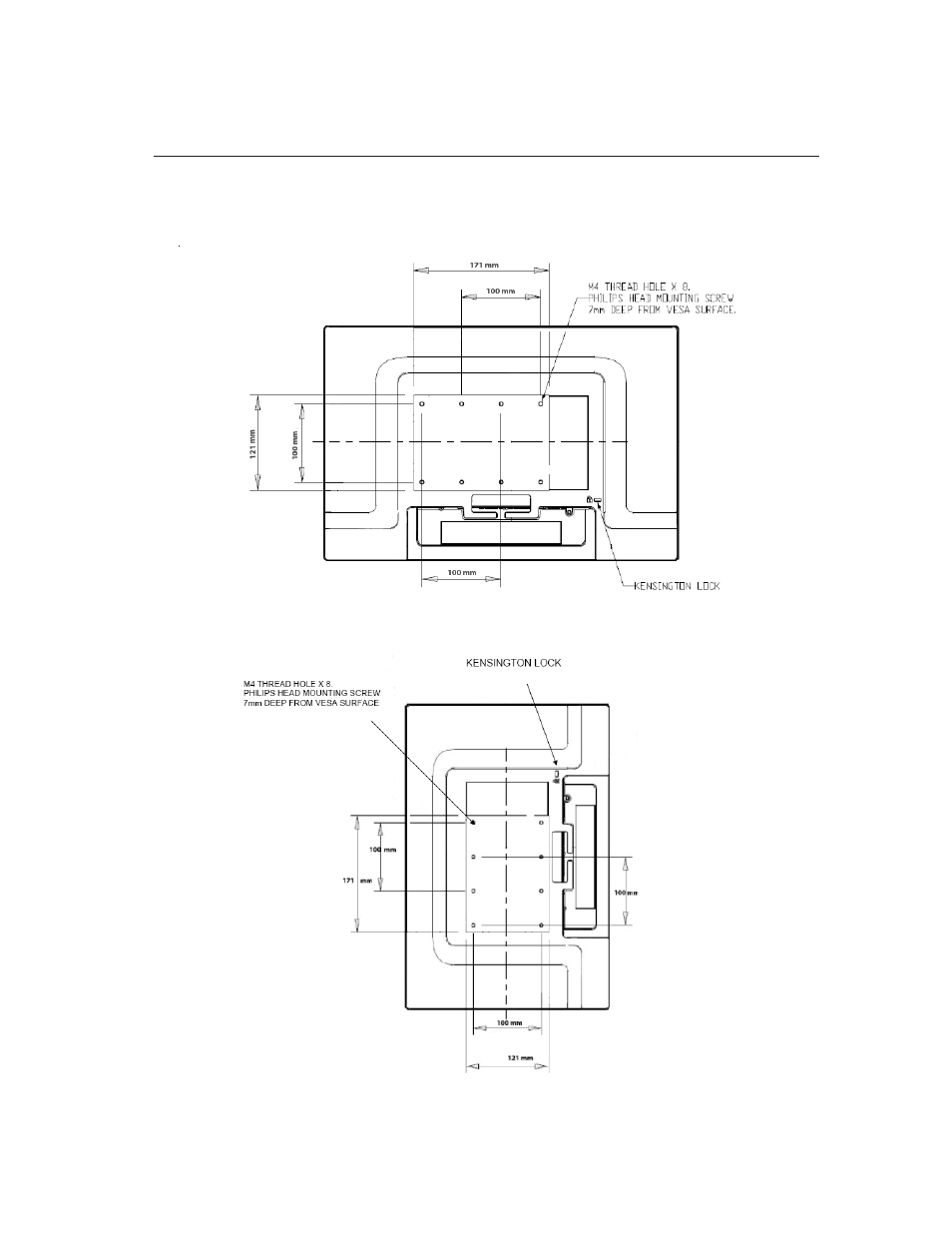 Monitor mounting and orientation | Tyco Electronics ET2200L User Manual | Page 13 / 34