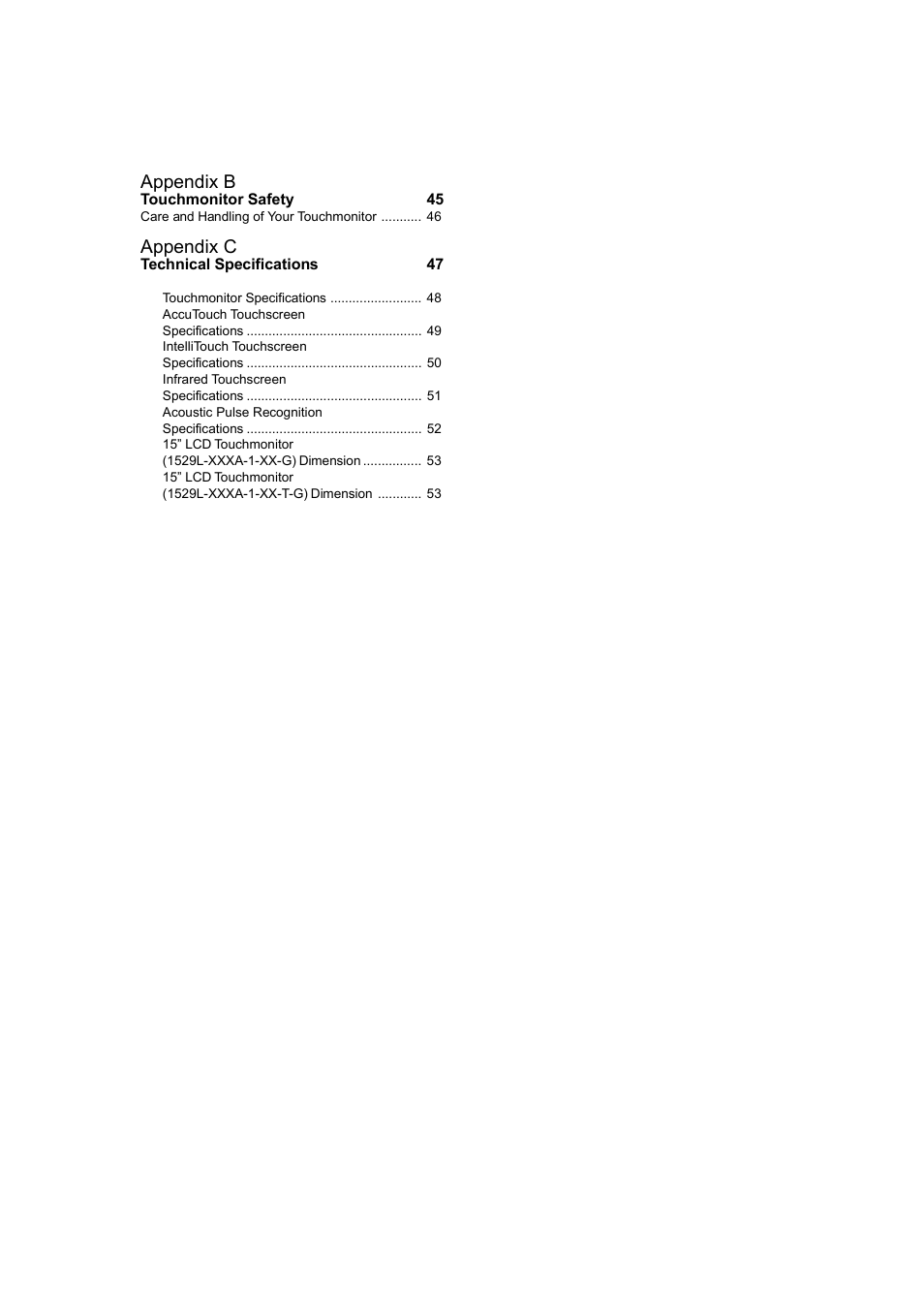Appendix b, Appendix c | Tyco Electronics LD9000 Series User Manual | Page 5 / 165
