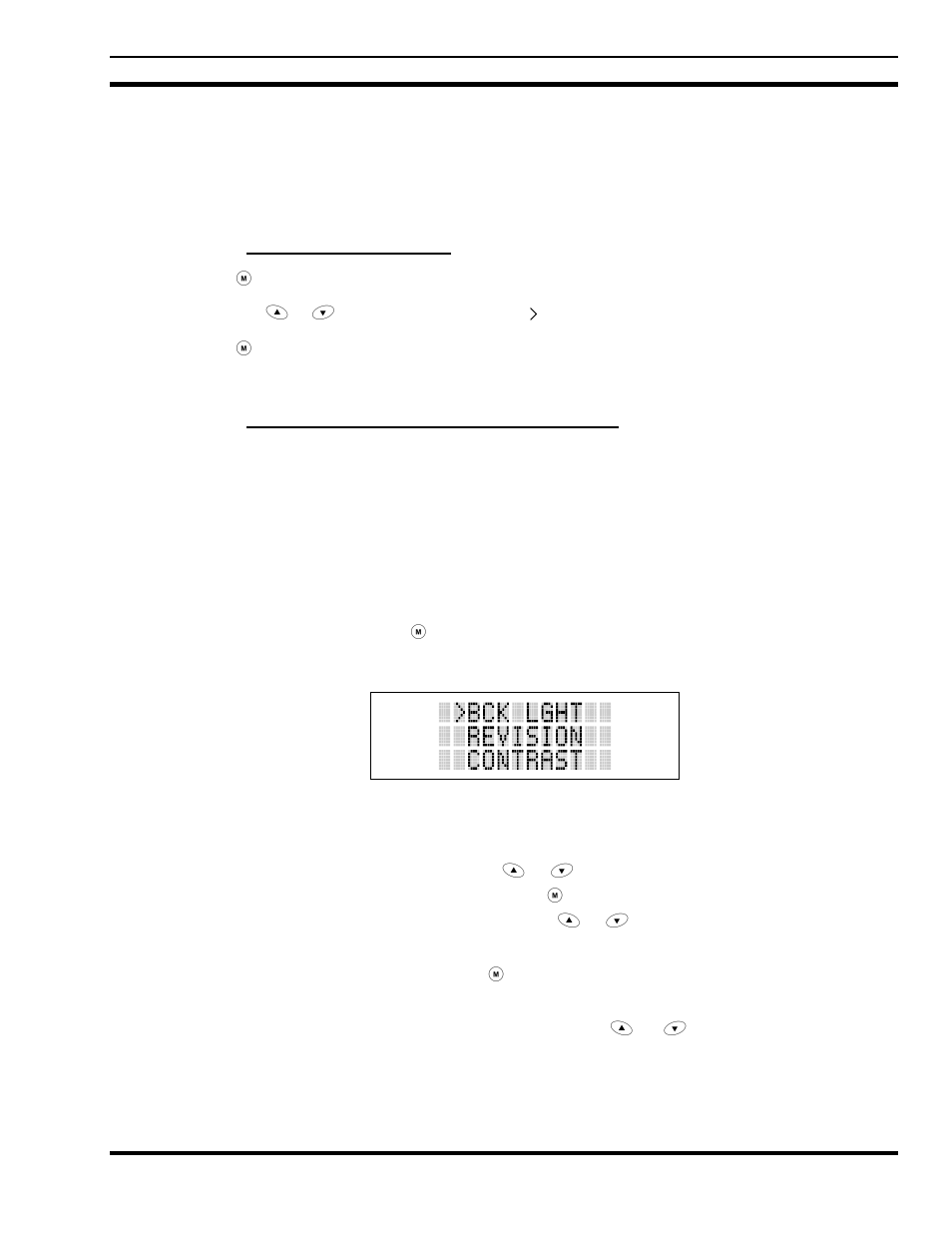 15 high/low power adjustment, 1 using the menu button, 2 using the pre-programmed option button | 16 menu | Tyco Electronics MM23772 User Manual | Page 105 / 116
