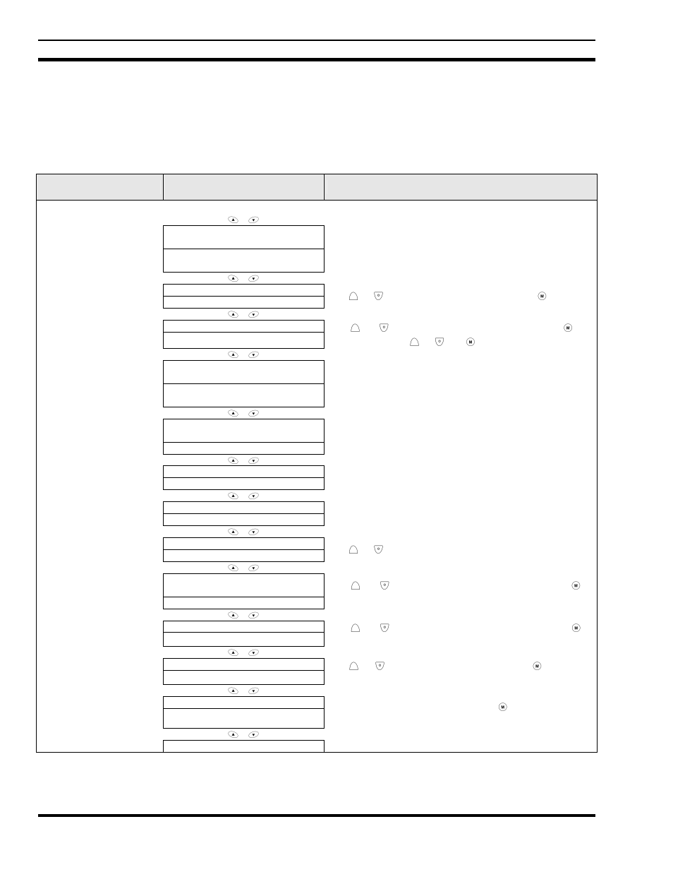 11 basic menu structure | Tyco Electronics MM23772 User Manual | Page 32 / 116
