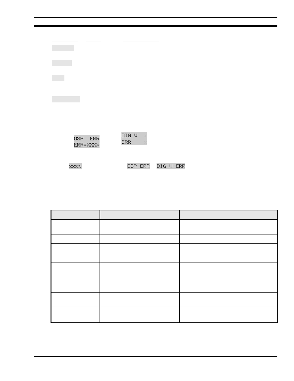 7 error messages, 8 alert tones | Tyco Electronics MM23772 User Manual | Page 55 / 116