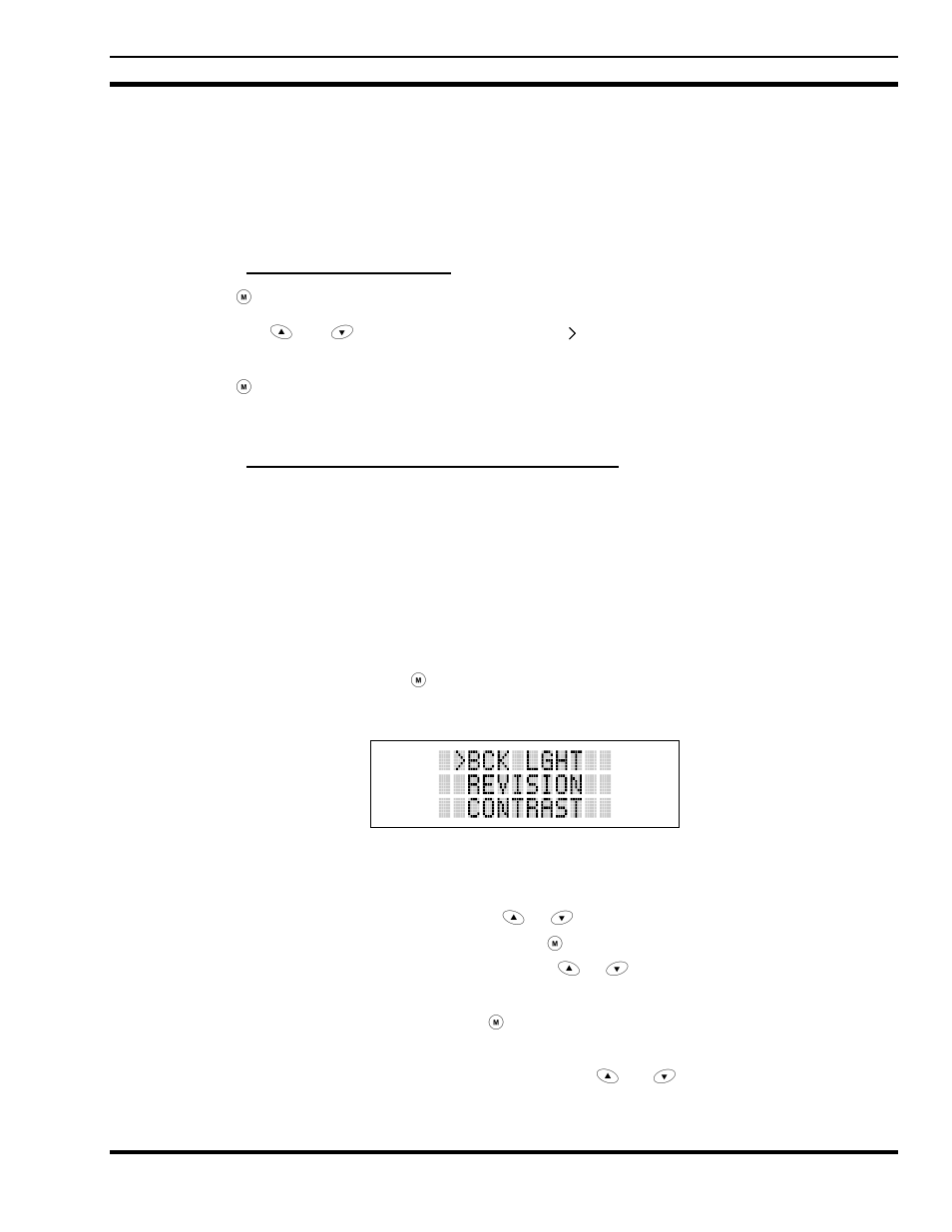 17 high/low power adjustment, 1 using the menu button, 2 using the pre-programmed option button | 18 menu | Tyco Electronics MM23772 User Manual | Page 59 / 116