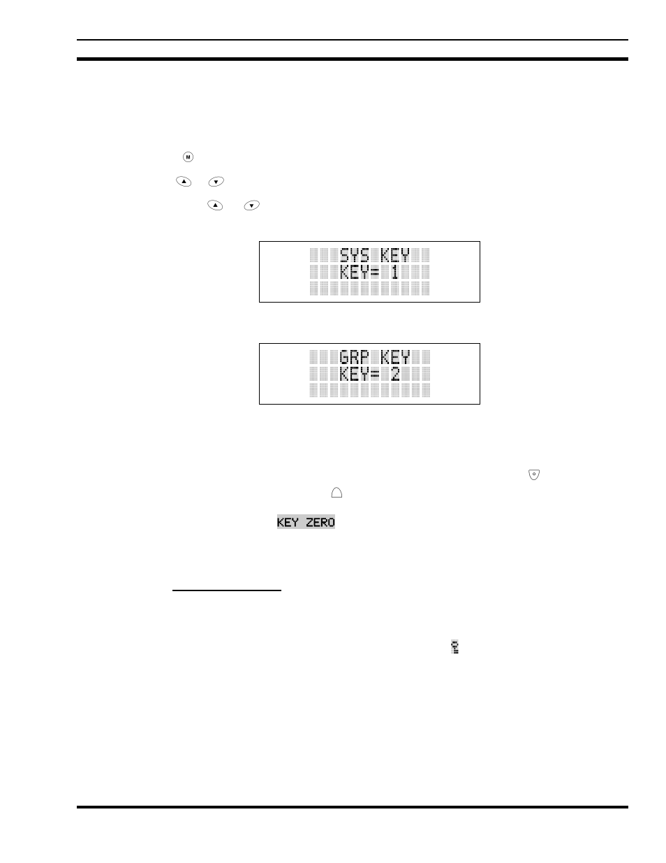 2 key zero, 4 private operation, 1 receiving an encrypted call | Tyco Electronics MM23772 User Manual | Page 63 / 116