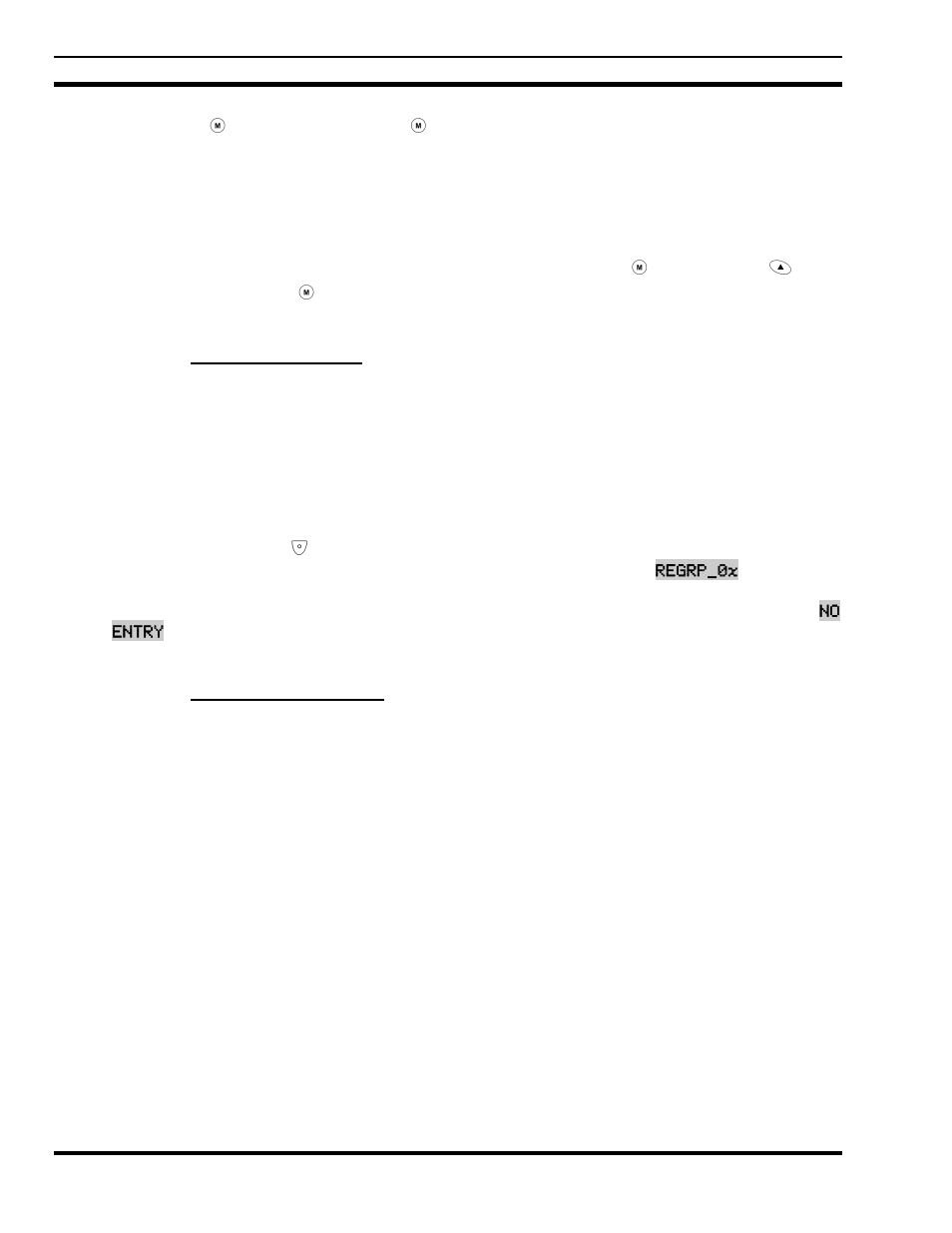 2 message operation, 27 dynamic regroup operation, 1 emergency operation | 28 macro key operation, 29 portable data | Tyco Electronics MM23772 User Manual | Page 74 / 116
