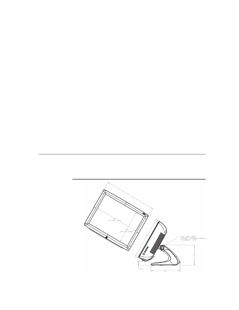 Technical specifications, Touchcomputer specifications, Dimensional diagrams | Front | Tyco Electronics ELO TOUCHSYSTEMS TOUCHCOMPUTER 1520 User Manual | Page 25 / 53