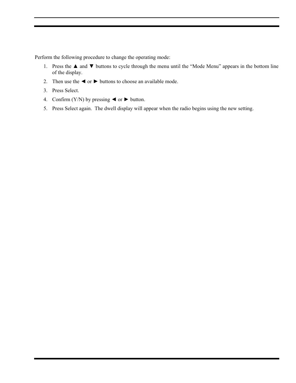 6 change operating mode, Change operating mode | Tyco Electronics MM102014V1 User Manual | Page 25 / 64