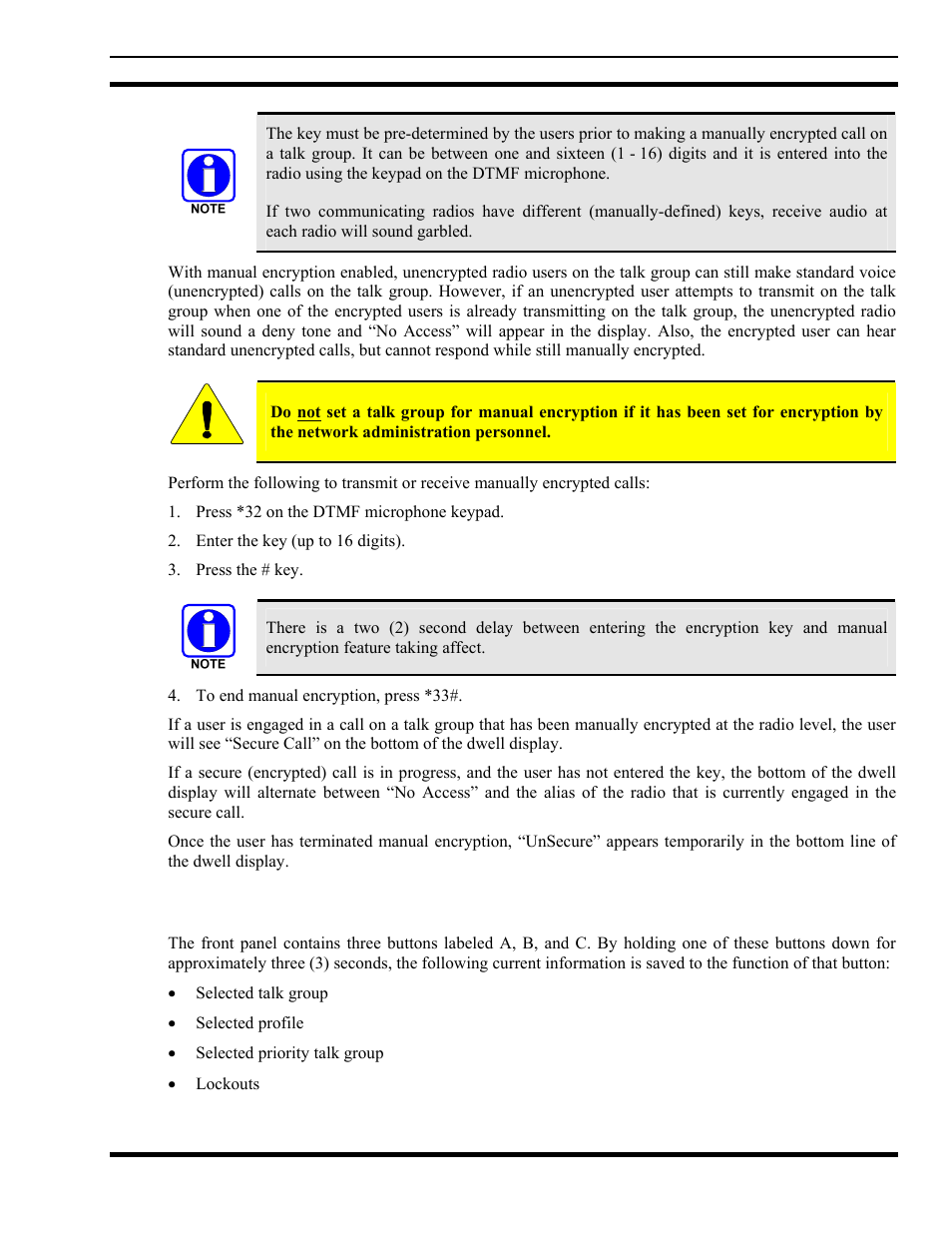20 preset buttons, Preset buttons | Tyco Electronics MM102014V1 User Manual | Page 47 / 64