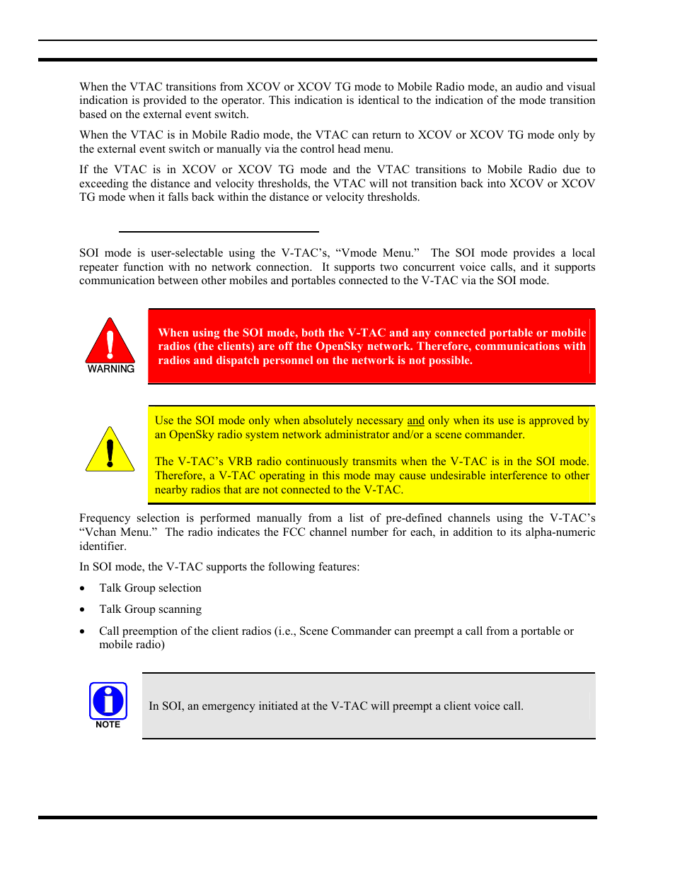 3 scene-of-incident mode (“soi”), Scene-of-incident mode (“soi”), And 52 | Tyco Electronics MM102014V1 User Manual | Page 52 / 64