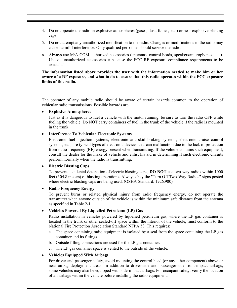 2 common hazards, Common hazards | Tyco Electronics MM102014V1 User Manual | Page 9 / 64