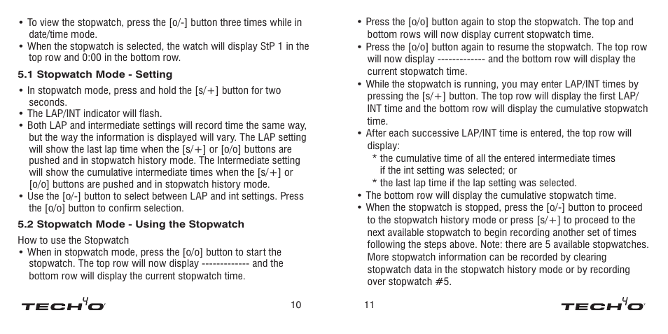 1 countdown timer mode - setting, 2 countdown timer mode, 0 stopwatch mode - display | Countdown timer mode - setting, Countdown timer mode, Stopwatch mode - display | Tech4o Alti-Ski User Manual | Page 6 / 13
