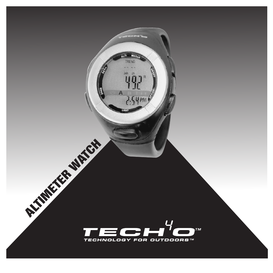 Tech4o Altimeter Watch User Manual | 13 pages