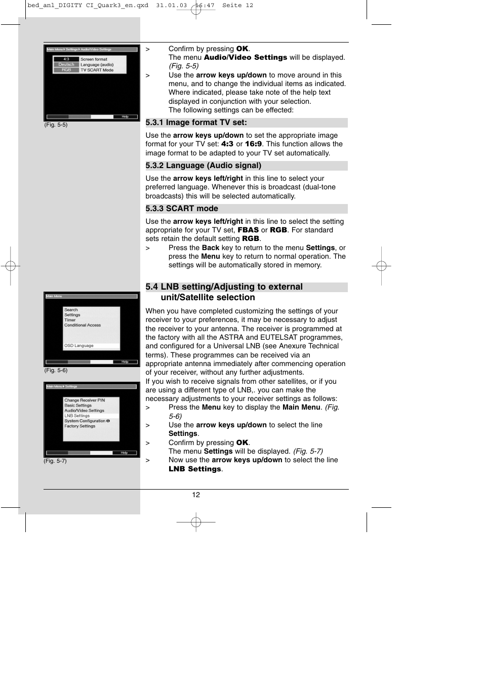 TechniSat DIGITY CI Operating Manual User Manual | Page 12 / 50