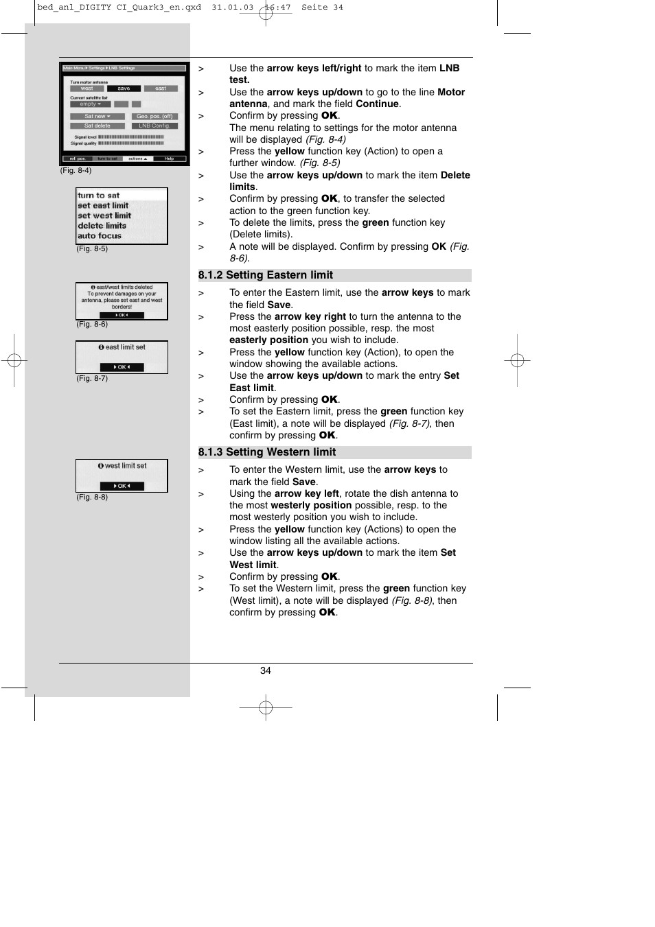 TechniSat DIGITY CI Operating Manual User Manual | Page 34 / 50