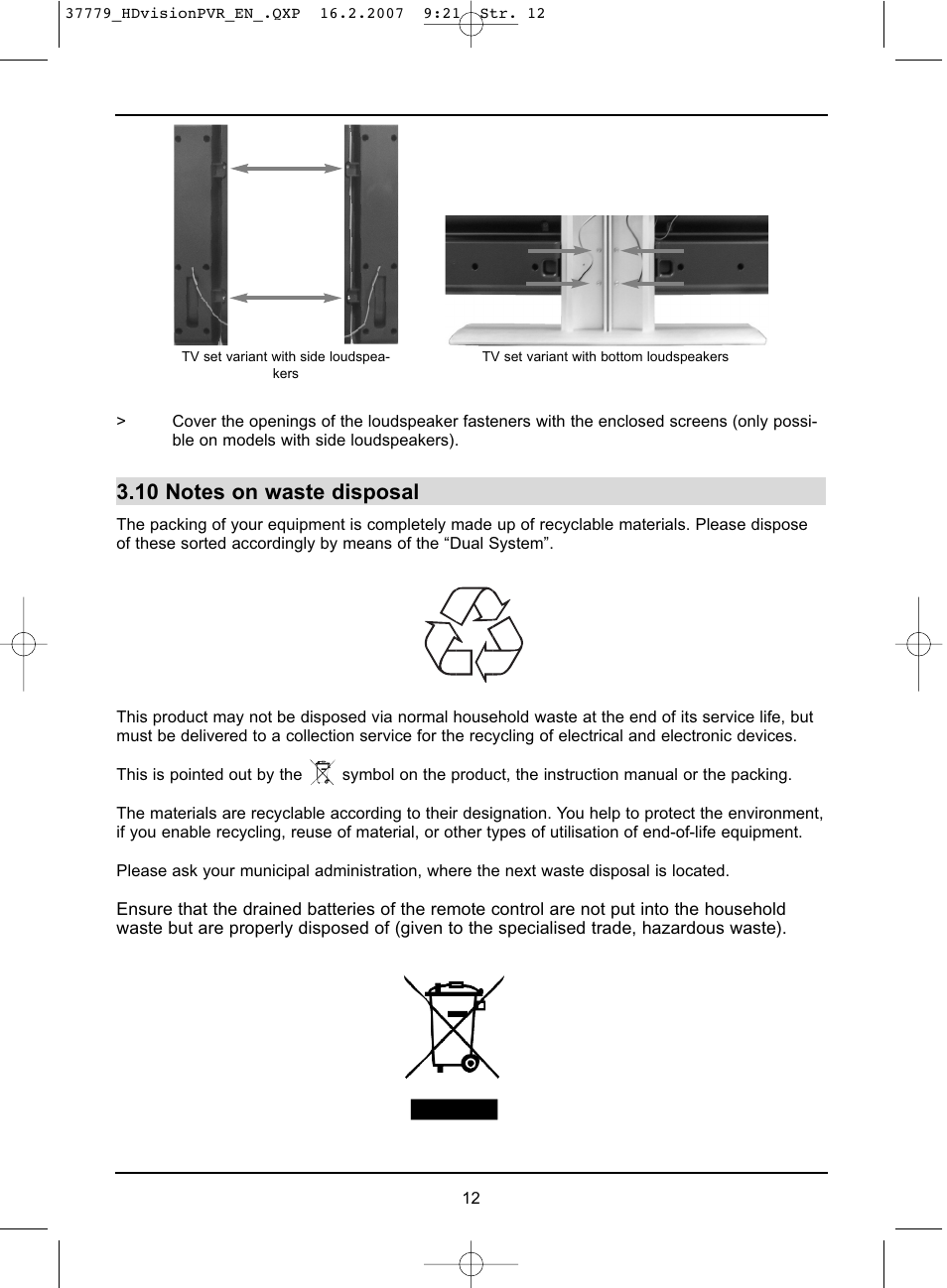 TechniSat HD-VISION 32 PVR User Manual | Page 12 / 72