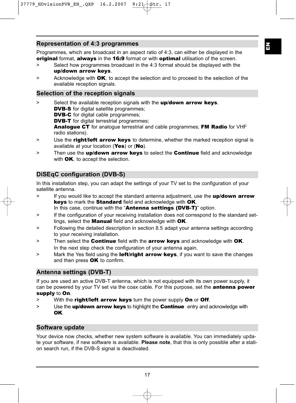 TechniSat HD-VISION 32 PVR User Manual | Page 17 / 72