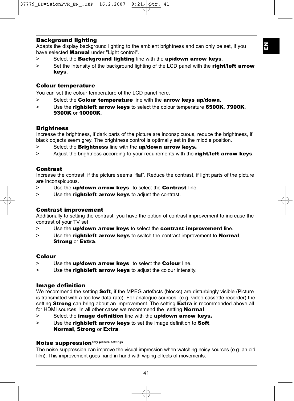 TechniSat HD-VISION 32 PVR User Manual | Page 41 / 72