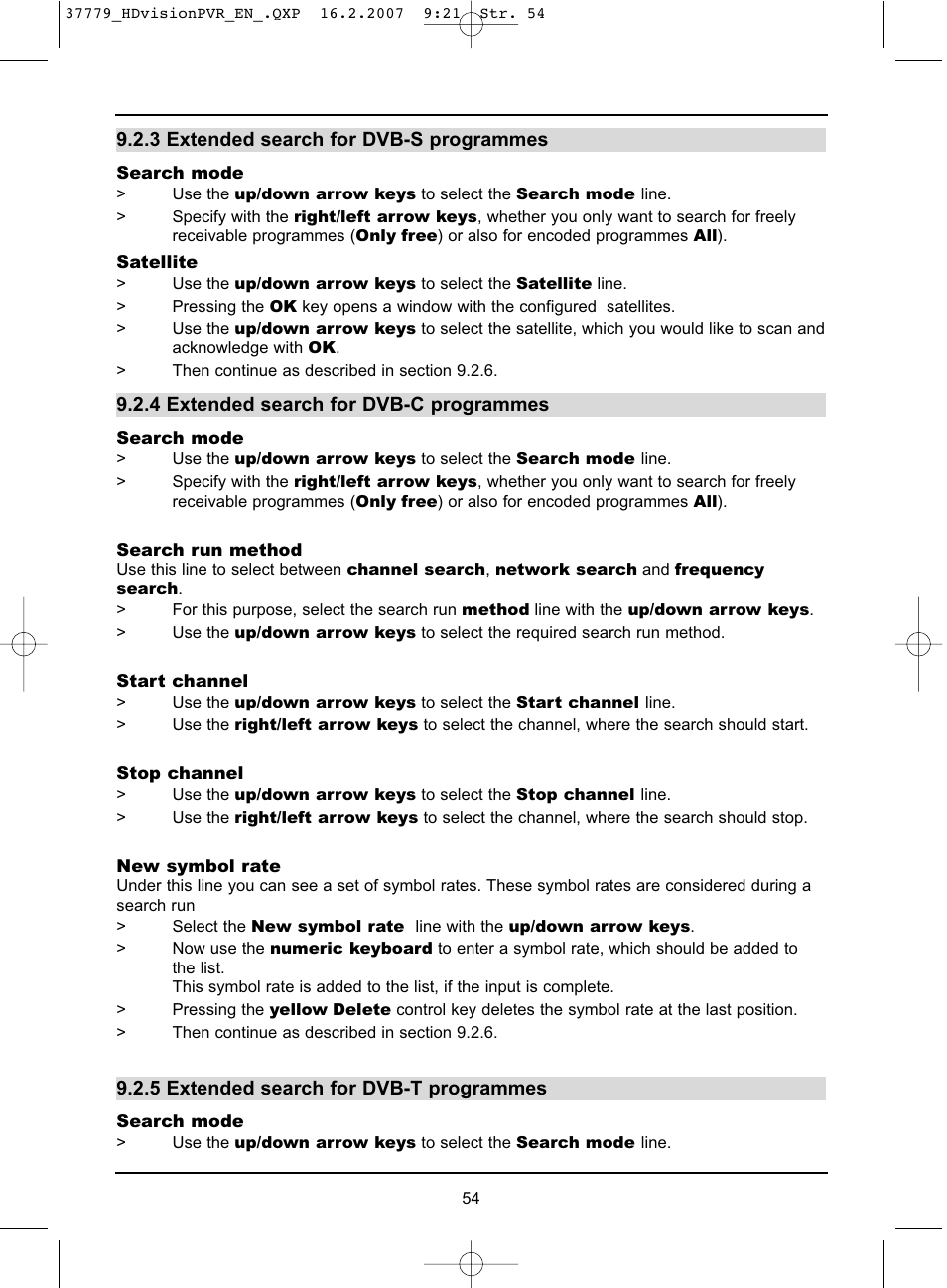 TechniSat HD-VISION 32 PVR User Manual | Page 54 / 72