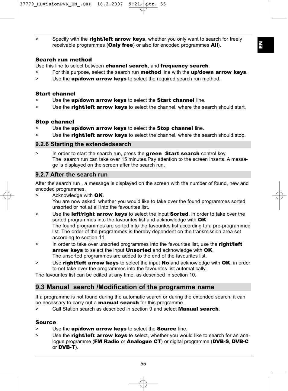 TechniSat HD-VISION 32 PVR User Manual | Page 55 / 72