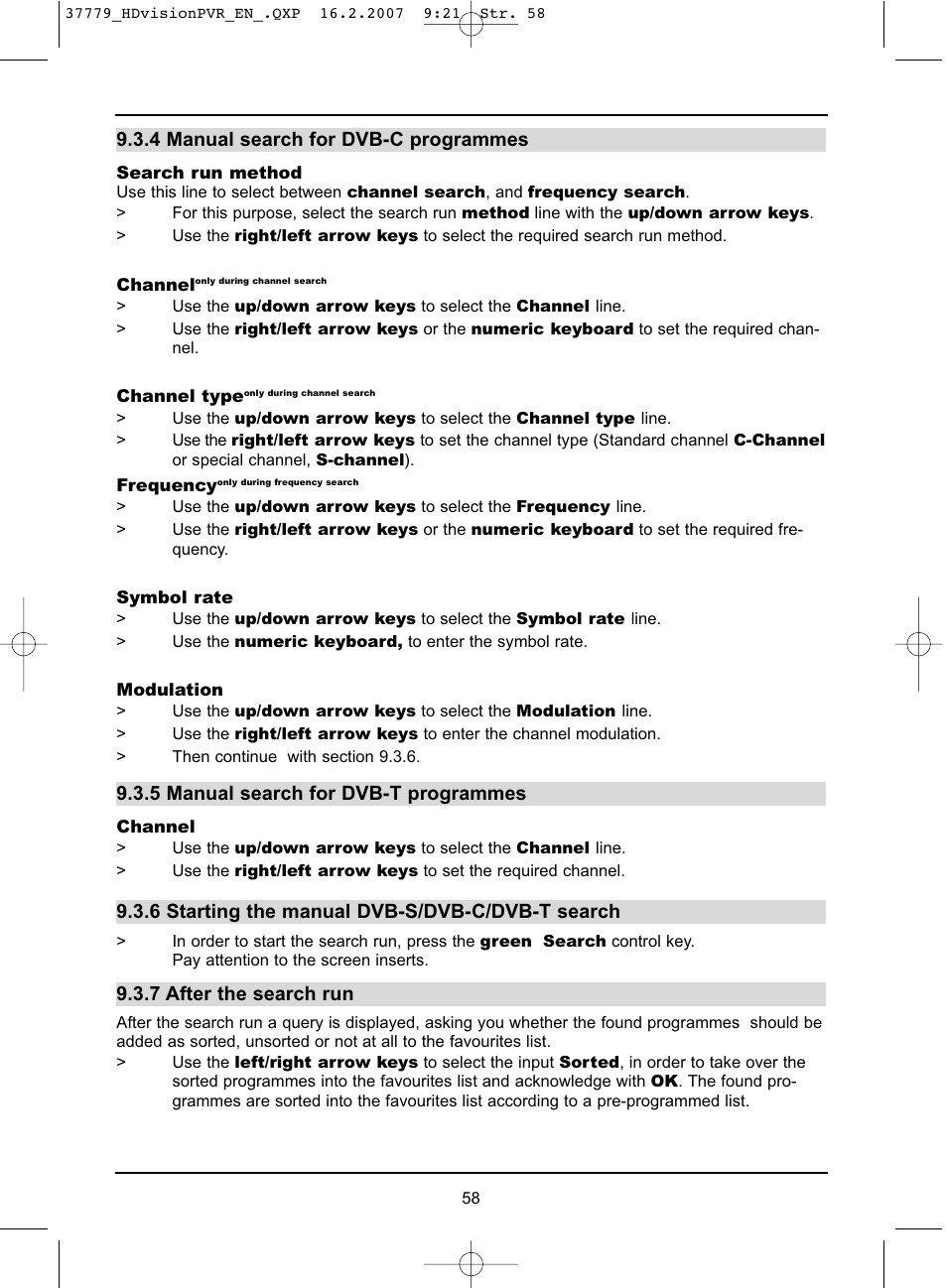 TechniSat HD-VISION 32 PVR User Manual | Page 58 / 72