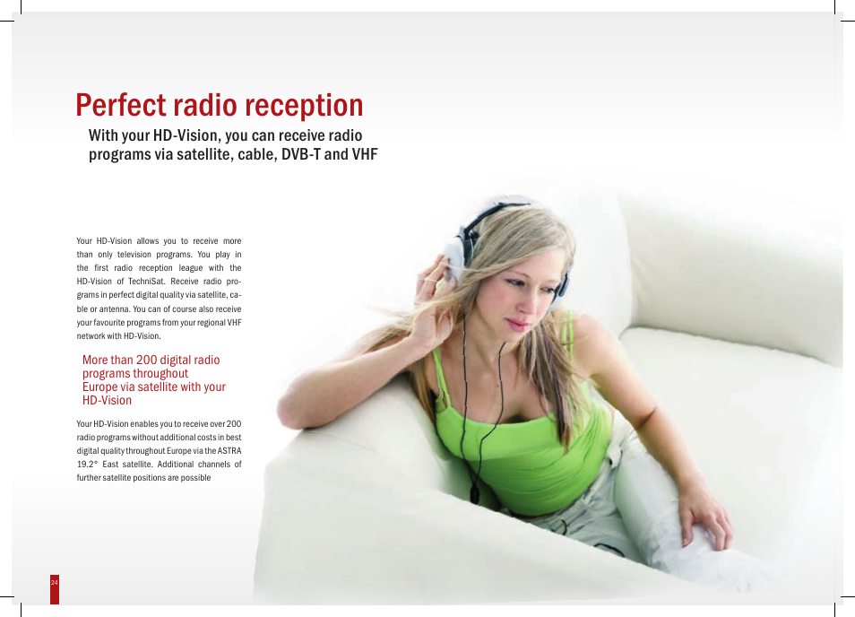 Perfect radio reception | TechniSat HD-Vision DVB-T User Manual | Page 24 / 48