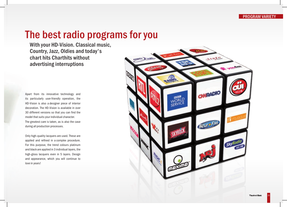The best radio programs for you | TechniSat HD-Vision DVB-T User Manual | Page 25 / 48