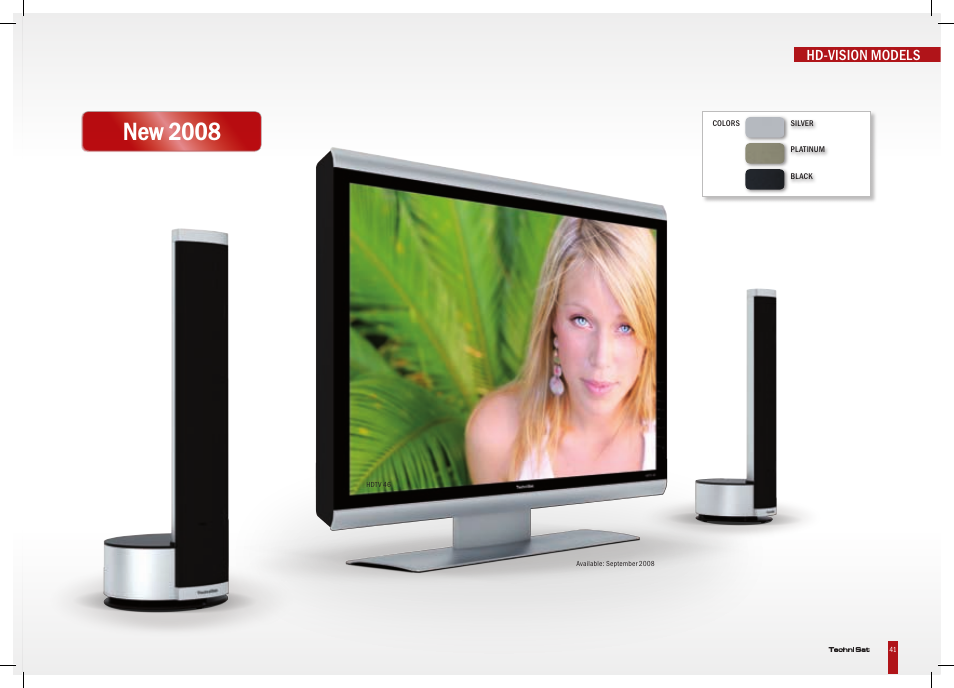 New 2008, Hd-vision models | TechniSat HD-Vision DVB-T User Manual | Page 41 / 48