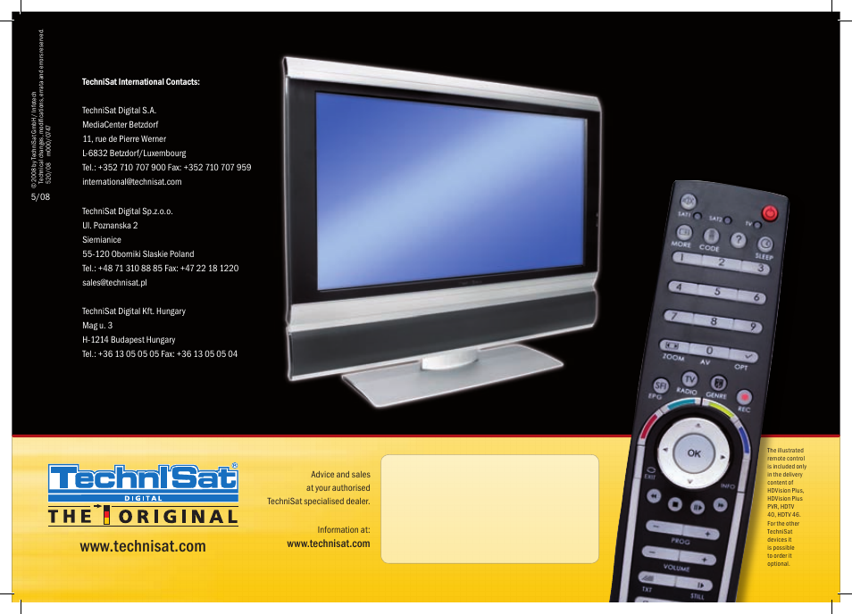 TechniSat HD-Vision DVB-T User Manual | Page 48 / 48
