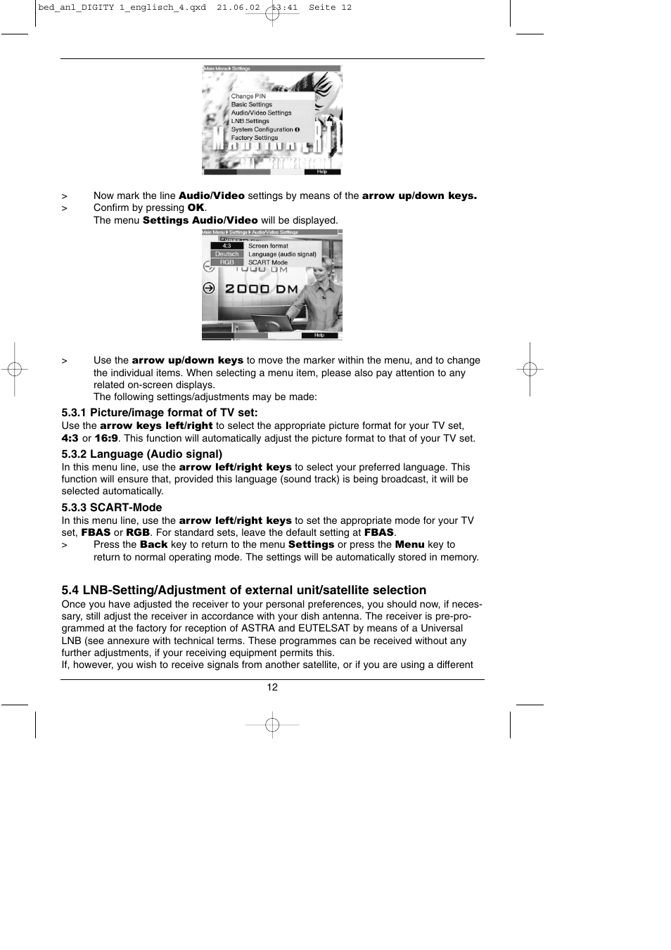 TechniSat DIGITY 1 User Manual | Page 12 / 38