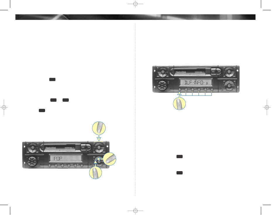 Scan function, Station search by programme type | TechniSat Car Radio User Manual | Page 14 / 24