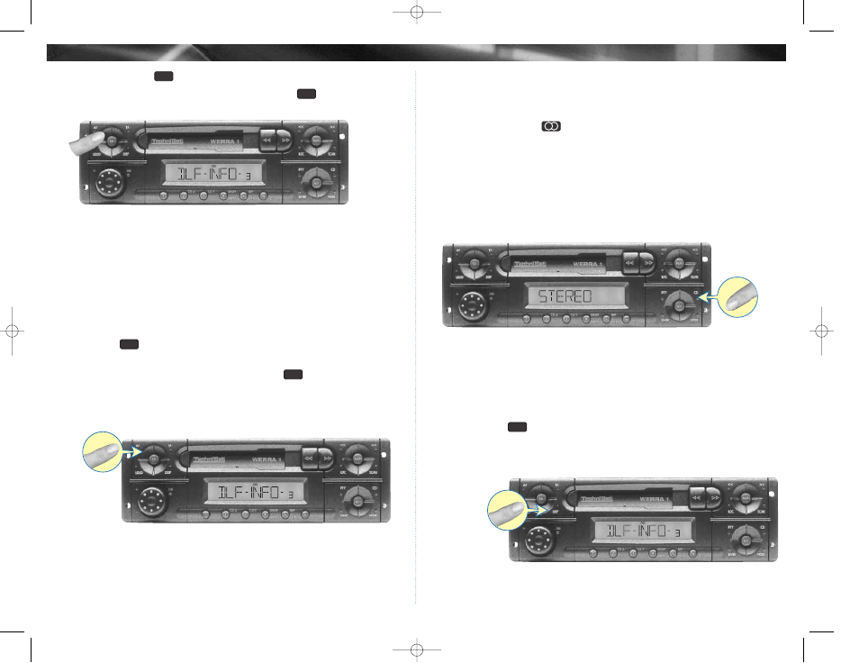 5 stereo/mono switching, 6 display switching | TechniSat Car Radio User Manual | Page 17 / 24