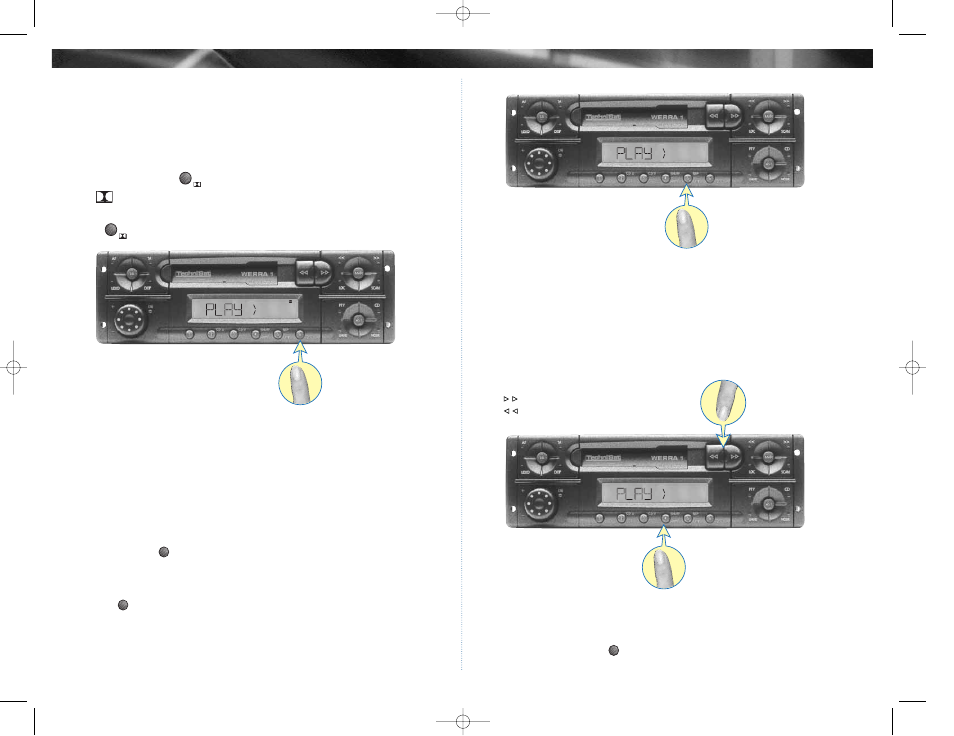 6 ams (automatic music search) function, 4 dolby b noise suppression, 5 tape type adjustment | TechniSat Car Radio User Manual | Page 19 / 24