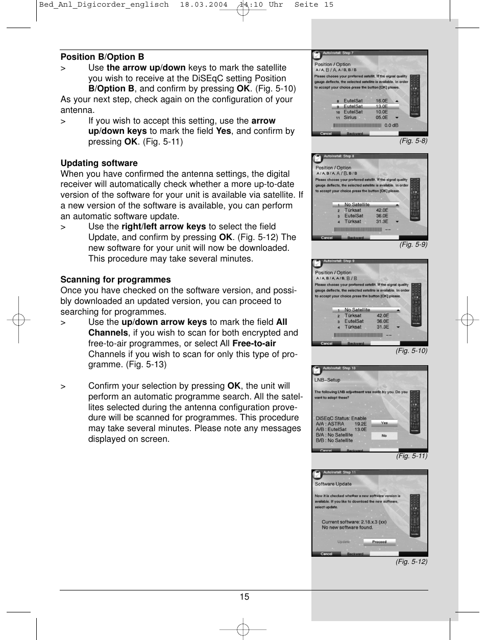TechniSat DigiCorder S1 User Manual | Page 15 / 78