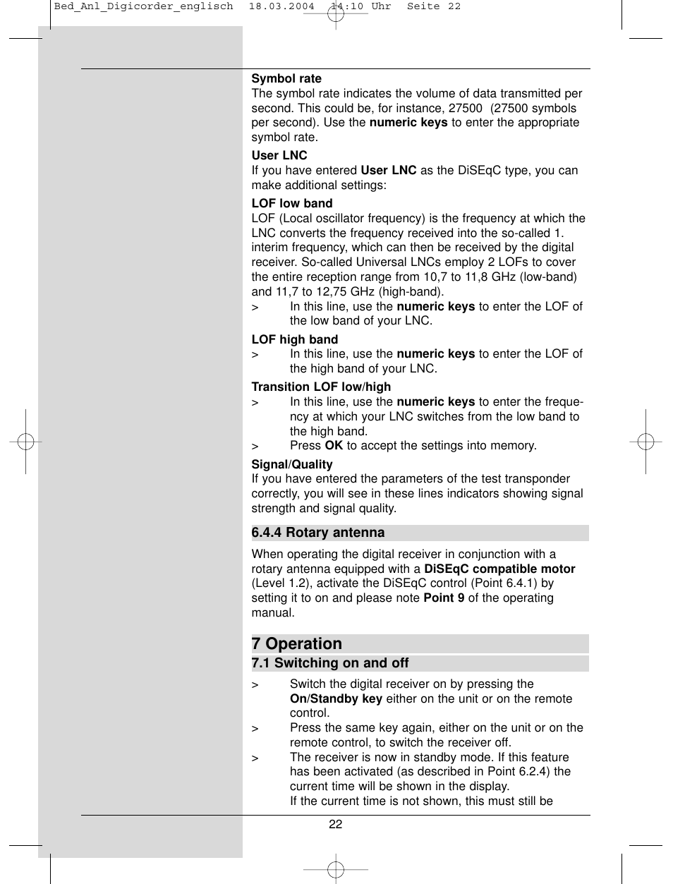 7 operation | TechniSat DigiCorder S1 User Manual | Page 22 / 78