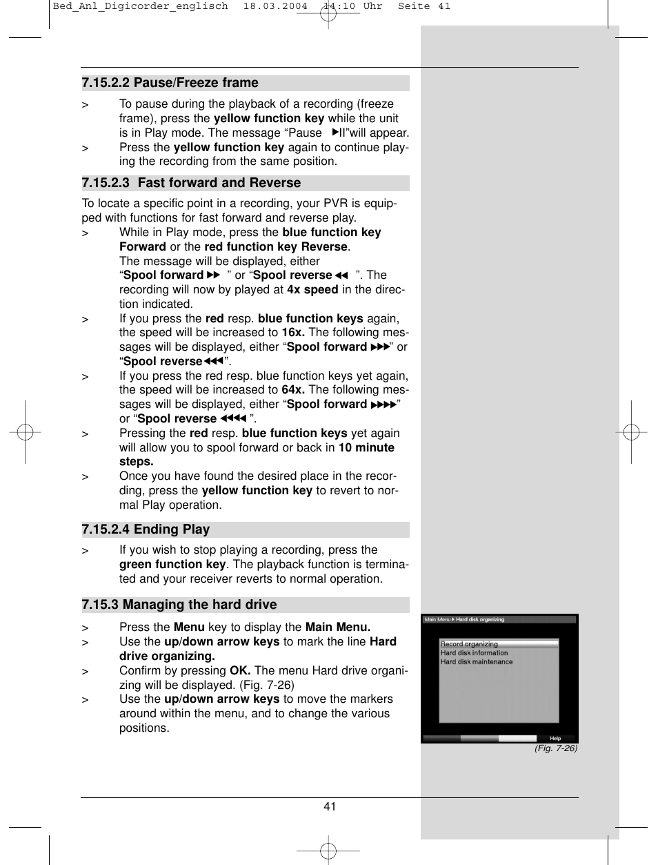 TechniSat DigiCorder S1 User Manual | Page 41 / 78