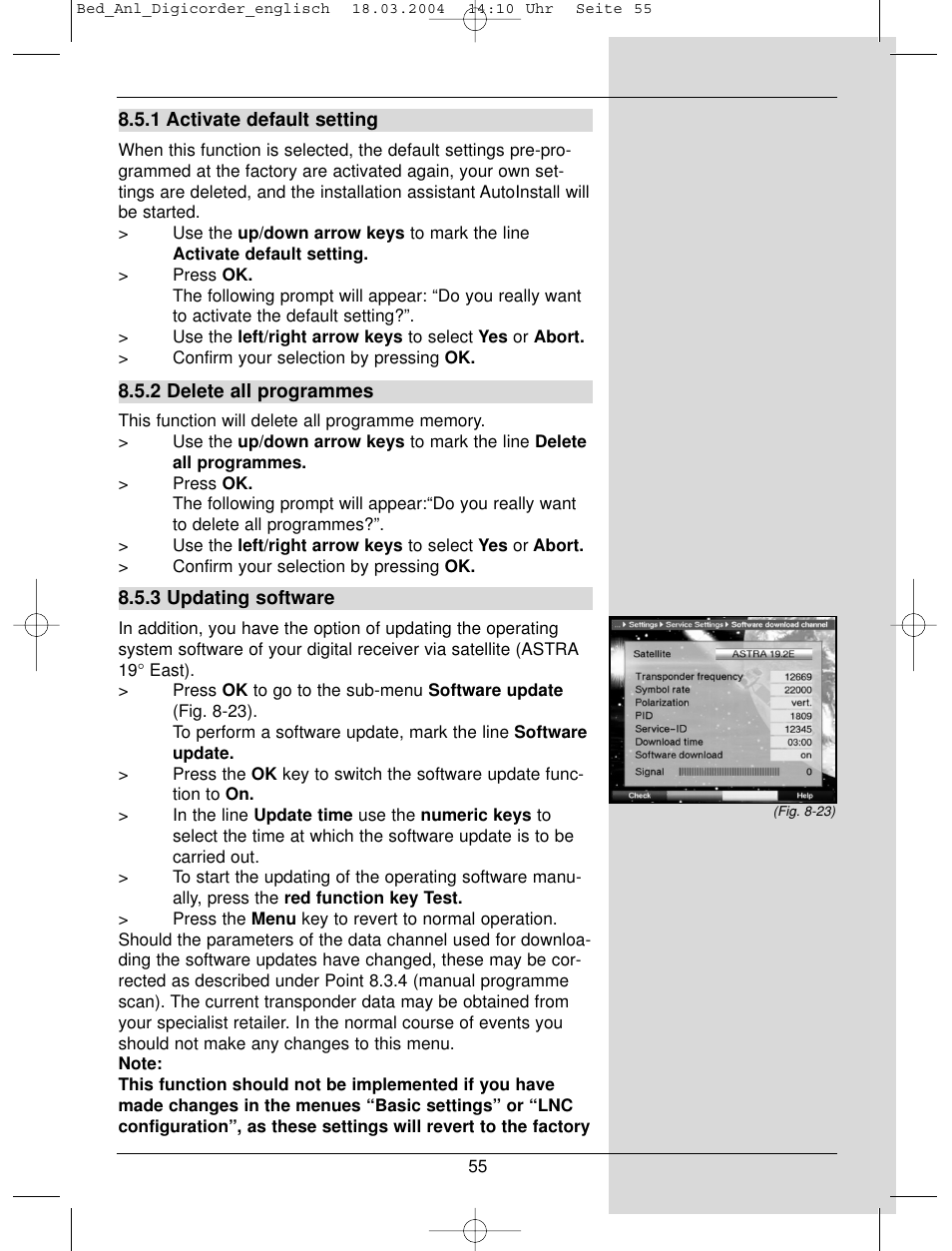 TechniSat DigiCorder S1 User Manual | Page 55 / 78