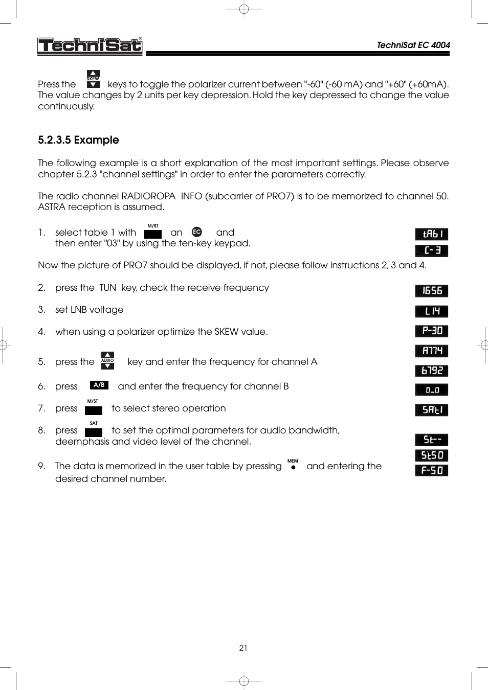 5 example | TechniSat EC 4004 User Manual | Page 21 / 35