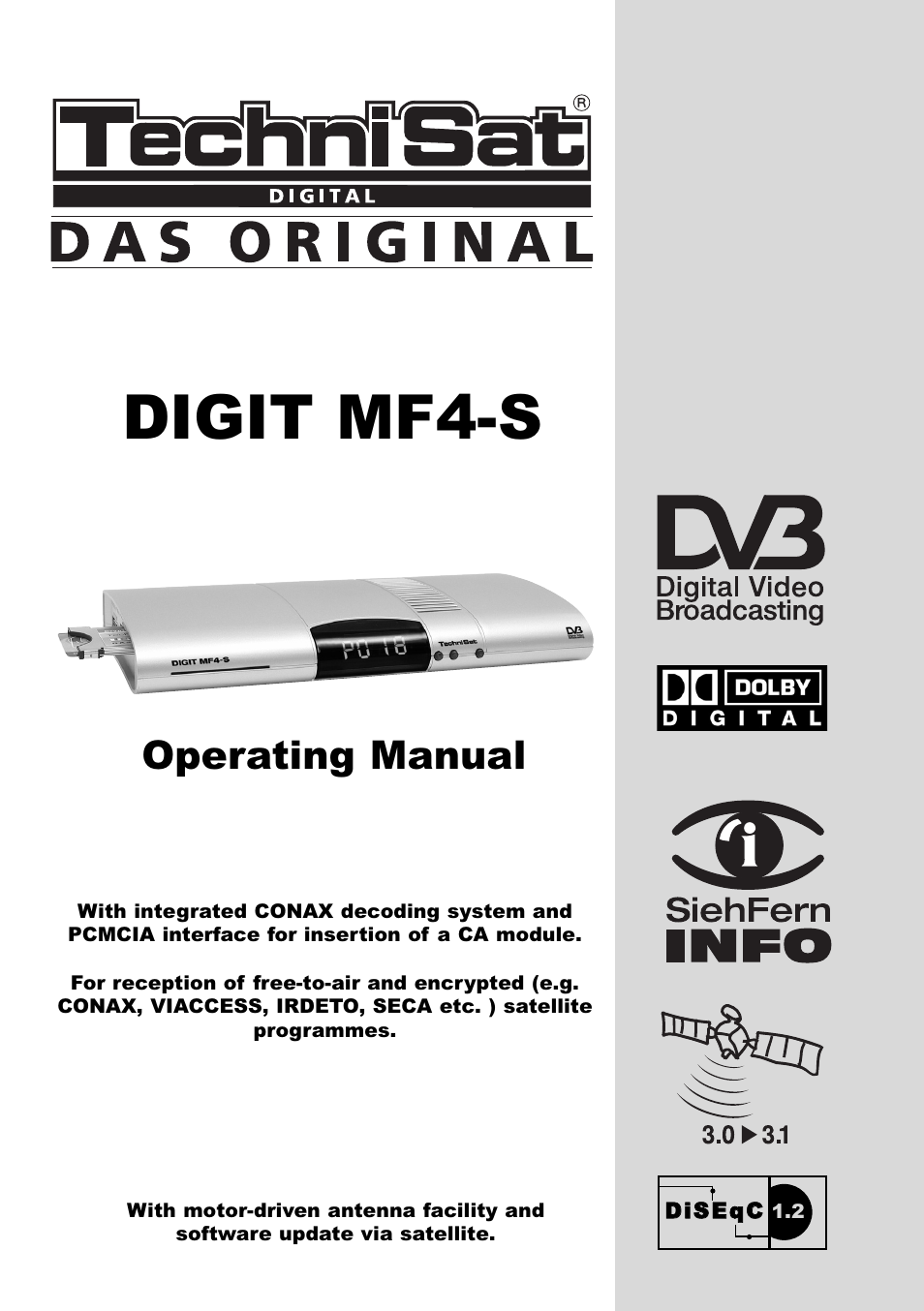 TechniSat DIGIT MF4-S User Manual | 74 pages