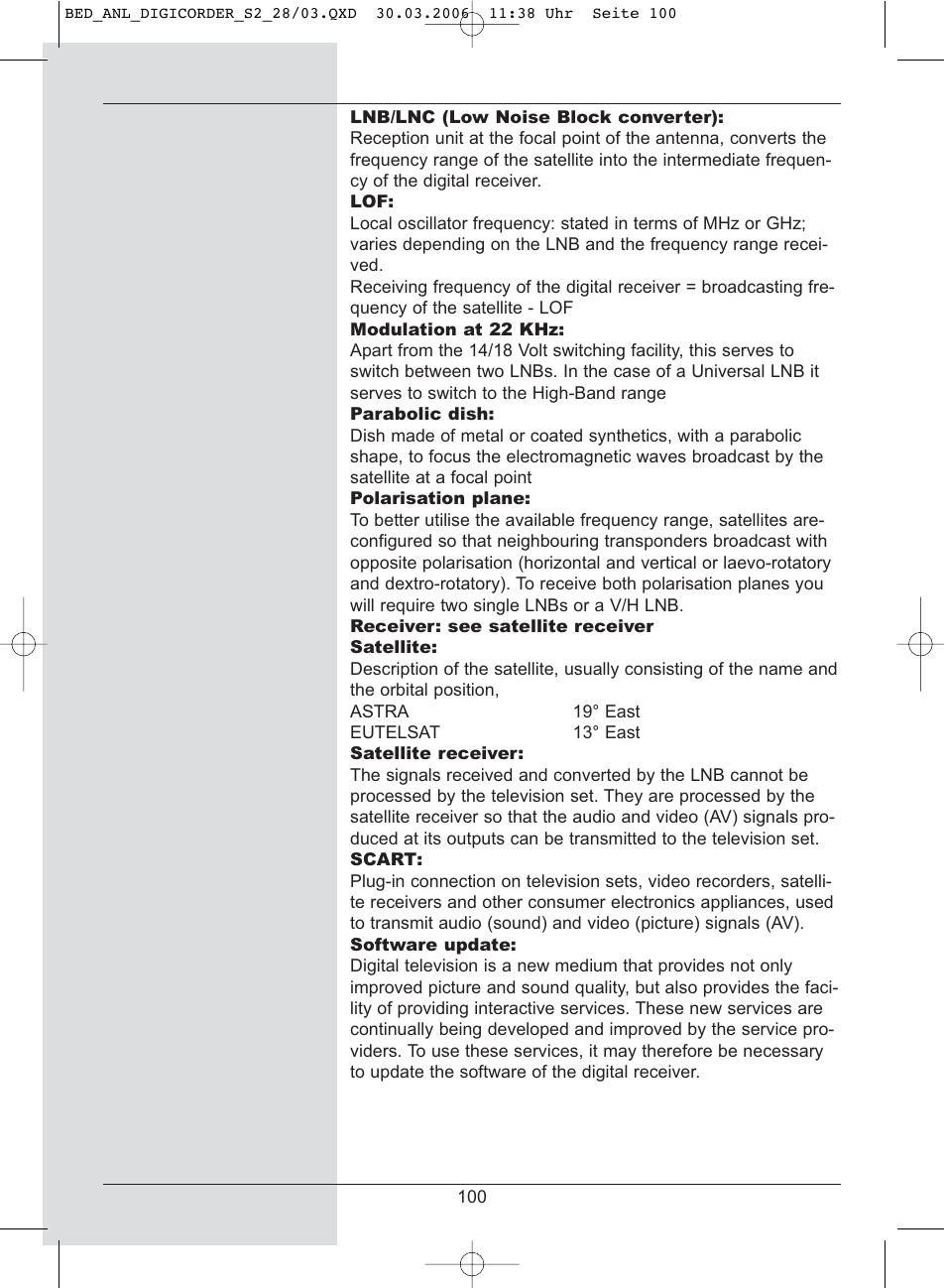 TechniSat DigiCorder S2 User Manual | Page 100 / 112
