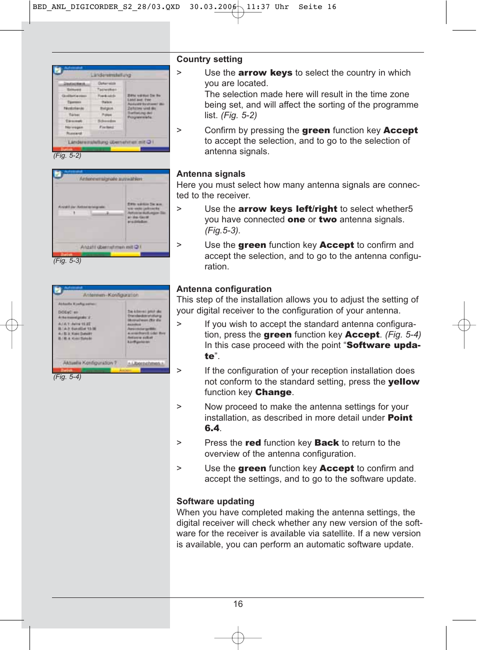 TechniSat DigiCorder S2 User Manual | Page 16 / 112