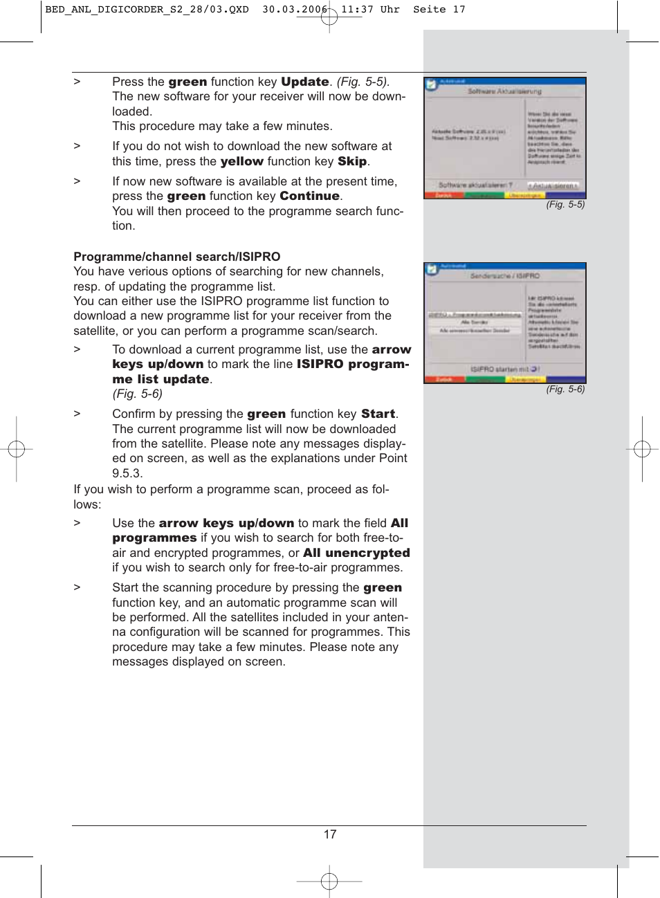 TechniSat DigiCorder S2 User Manual | Page 17 / 112