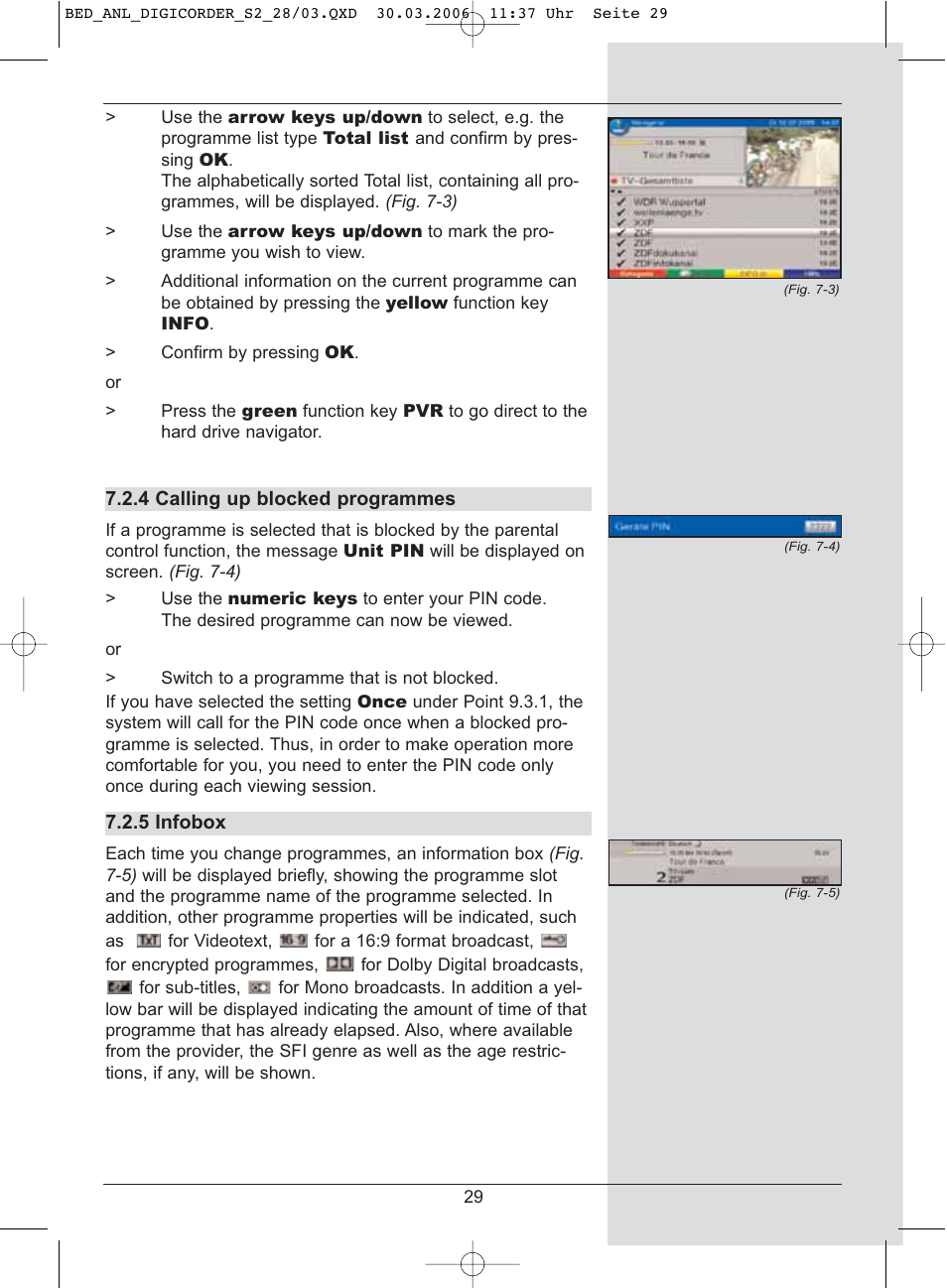 TechniSat DigiCorder S2 User Manual | Page 29 / 112