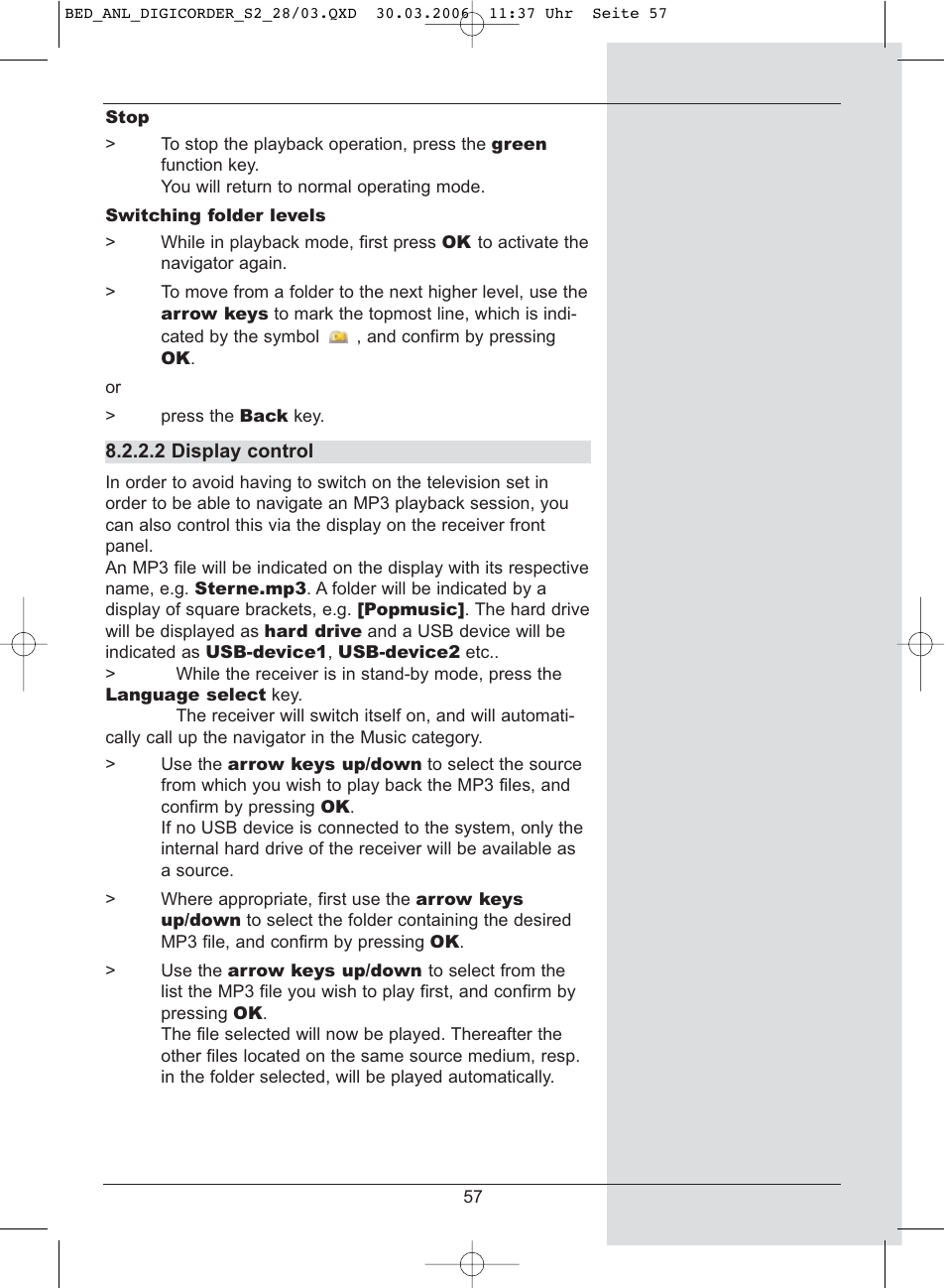 TechniSat DigiCorder S2 User Manual | Page 57 / 112