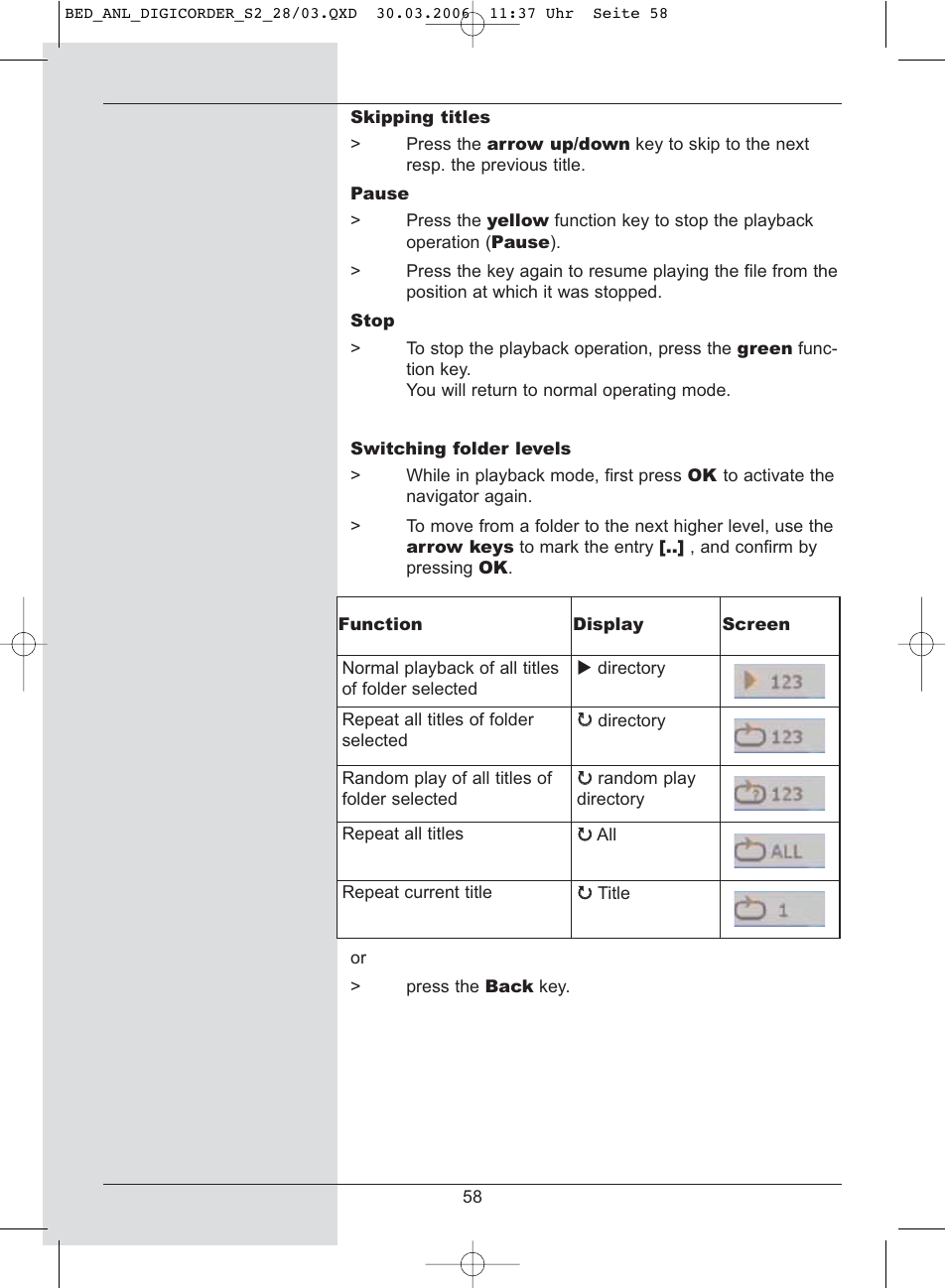 TechniSat DigiCorder S2 User Manual | Page 58 / 112