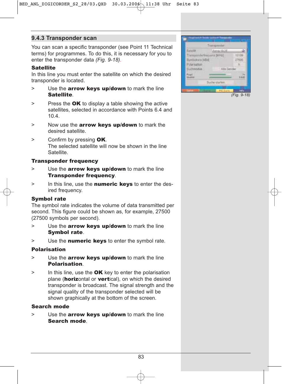 TechniSat DigiCorder S2 User Manual | Page 83 / 112