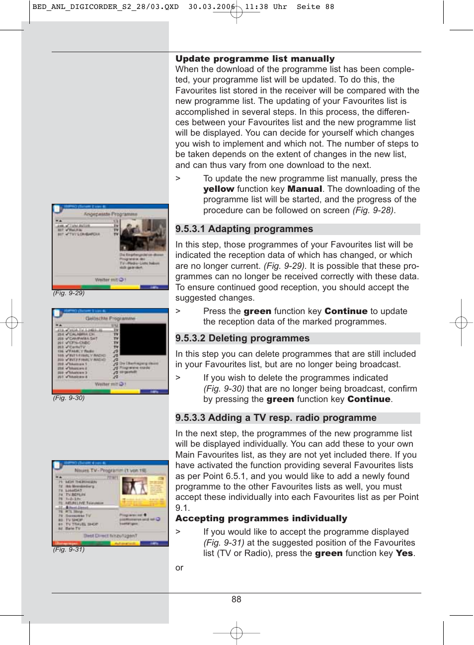 TechniSat DigiCorder S2 User Manual | Page 88 / 112