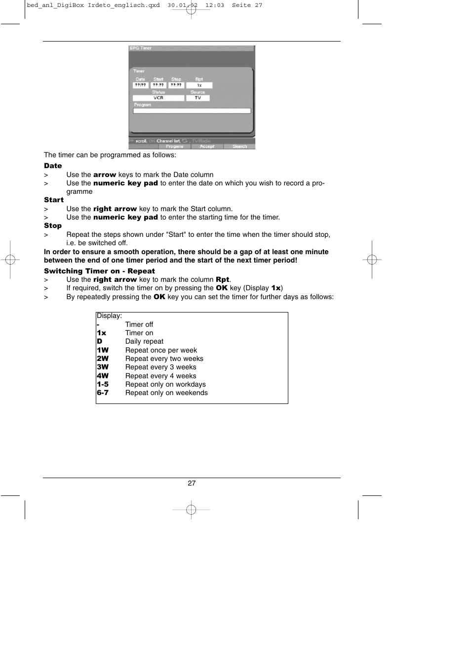 TechniSat DigiBox IRDETO Integrated IRDETO User Manual | Page 27 / 46