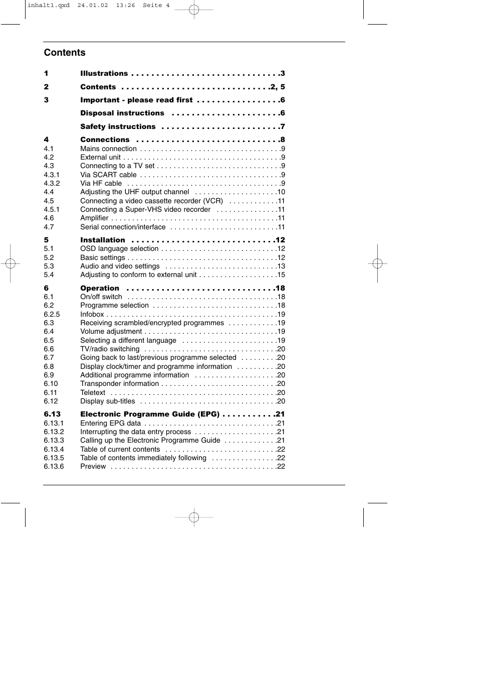 TechniSat DigiBox IRDETO Integrated IRDETO User Manual | Page 3 / 46